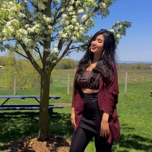 FOREVER 21 | PURPLE CARDIGAN